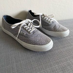 COPY - Vans Gray Polka Dot Sneakers Women’s 8